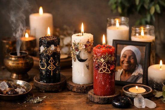 Sacred Candles for Ritual, Memory, and Home