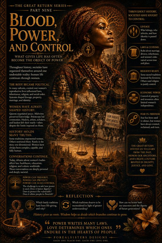 Blood, Power, and Control — The Great Return Part Nine by Forealsister Designs