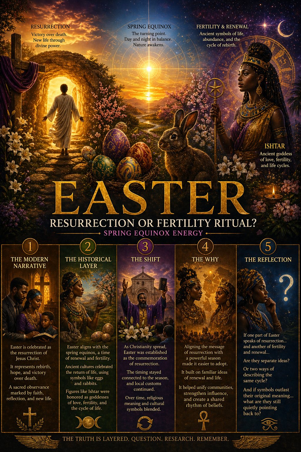 Easter resurrection or fertility ritual — sacred spring symbolism explored