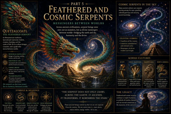 Feathered serpents messengers of the cosmos