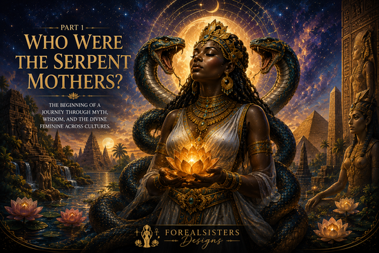 Goddess of cosmic serpents and wisdom — sacred feminine divine art