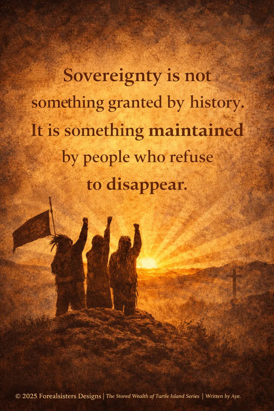 Part IV: Restoration and Sovereignty - Forealsister Designs