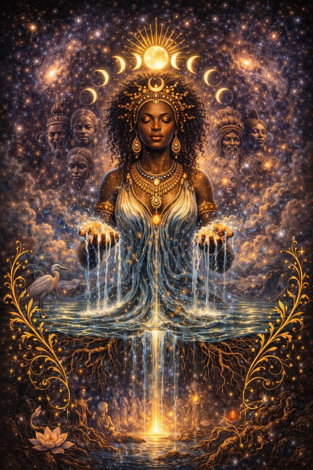 Sacred art representing the return of the Divine Feminine — Forealsister Designs