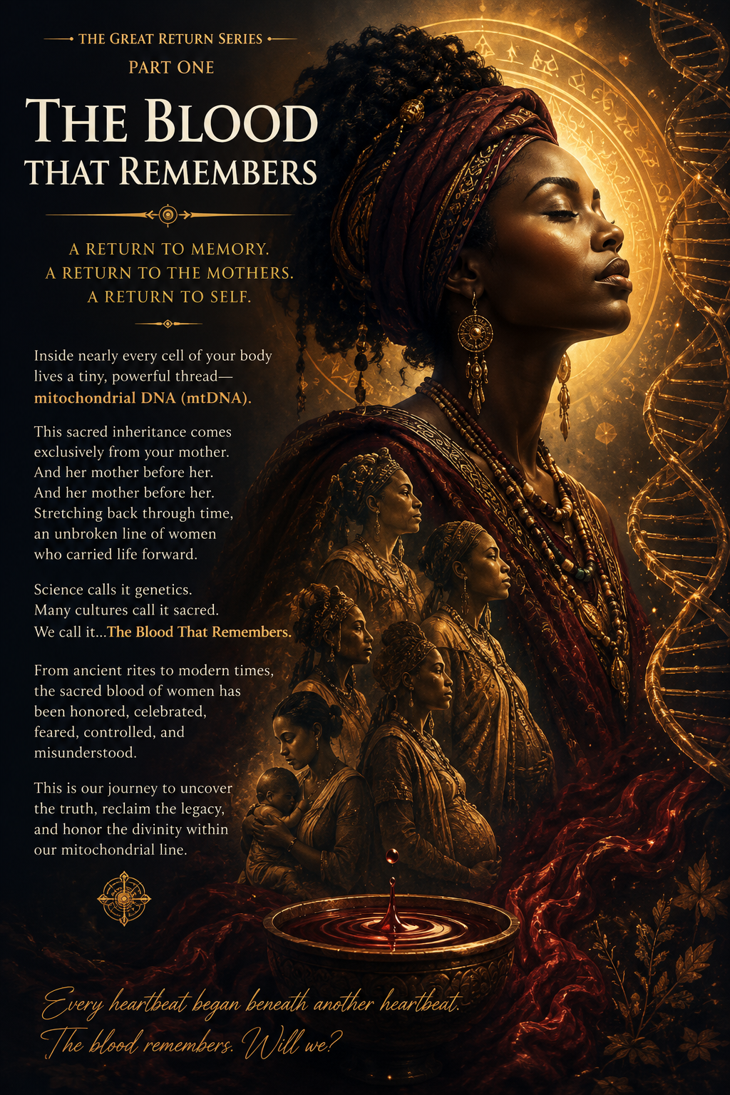 The Blood That Remembers — The Great Return Series, Part One by Forealsister Designs