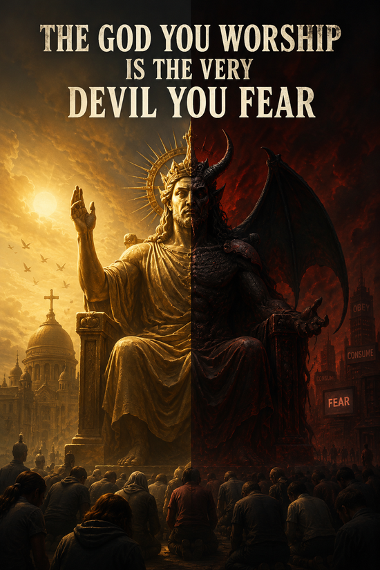 The God you worship, the Devil you fear