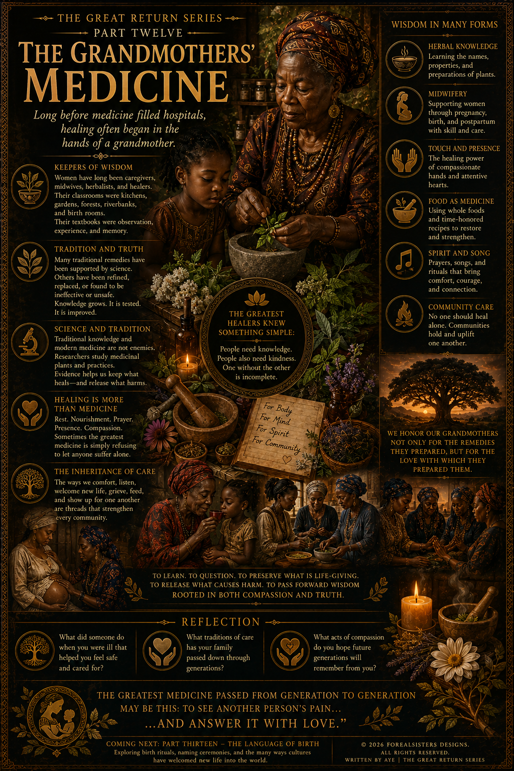 Grandmother's medicine — ancestral healing wisdom passed through generations, The Great Return Part 12
