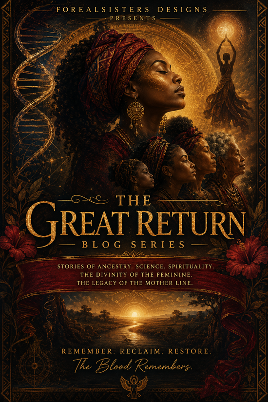The Great Return: Stories of Legacy — Forealsisters Designs blog series cover image