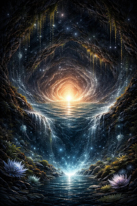 Cosmic primordial waters — sacred origin of life and creation