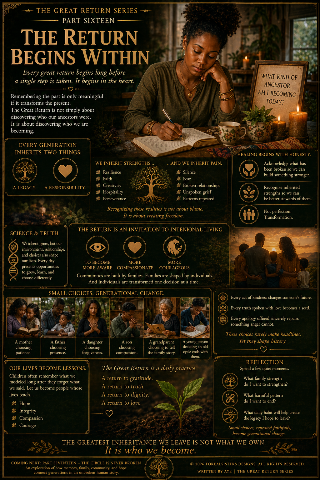The Return Begins Within — The Great Return Part Sixteen by Forealsister Designs