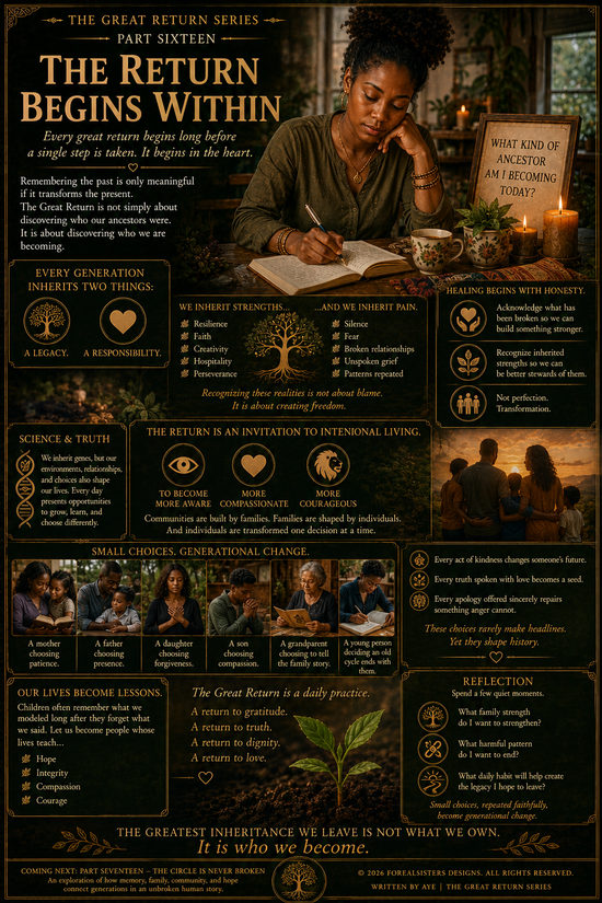 The Return Begins Within — The Great Return Part Sixteen by Forealsister Designs