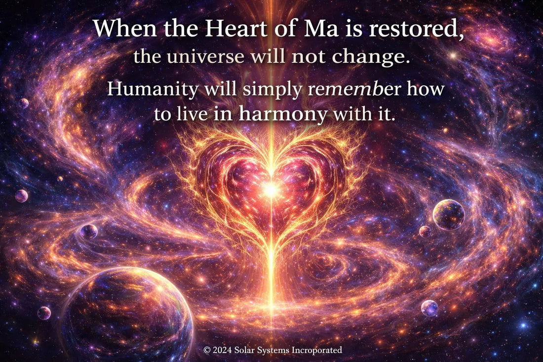 When the Heart of Ma Is Healed, the Universe Remembers Balance - Forealsister Designs