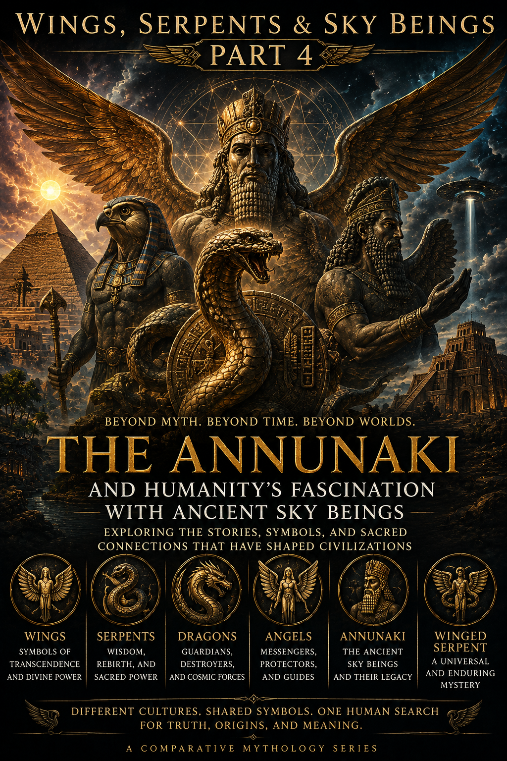 Dragons and angels as threshold guardians — ancient symbolism across civilizations