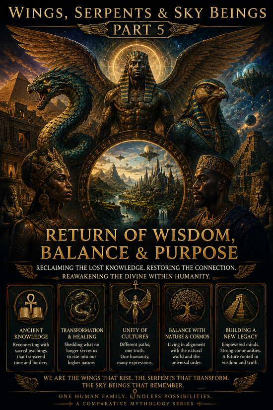 The Annunaki — ancient Sumerian divine beings connected to cosmic order, kingship, and civilization