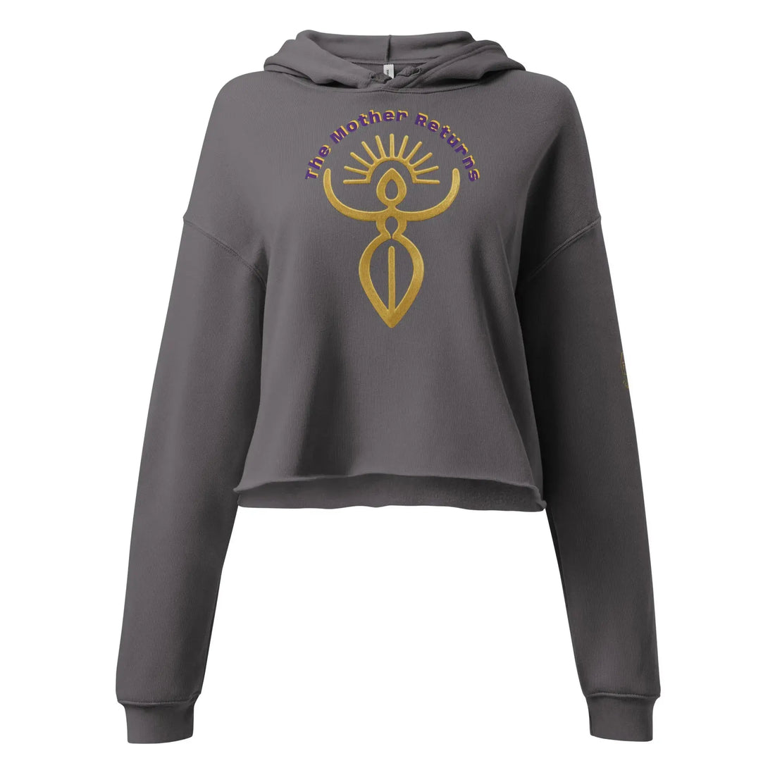 The Mother Returns When The Daughters Remember Crop Hoodie