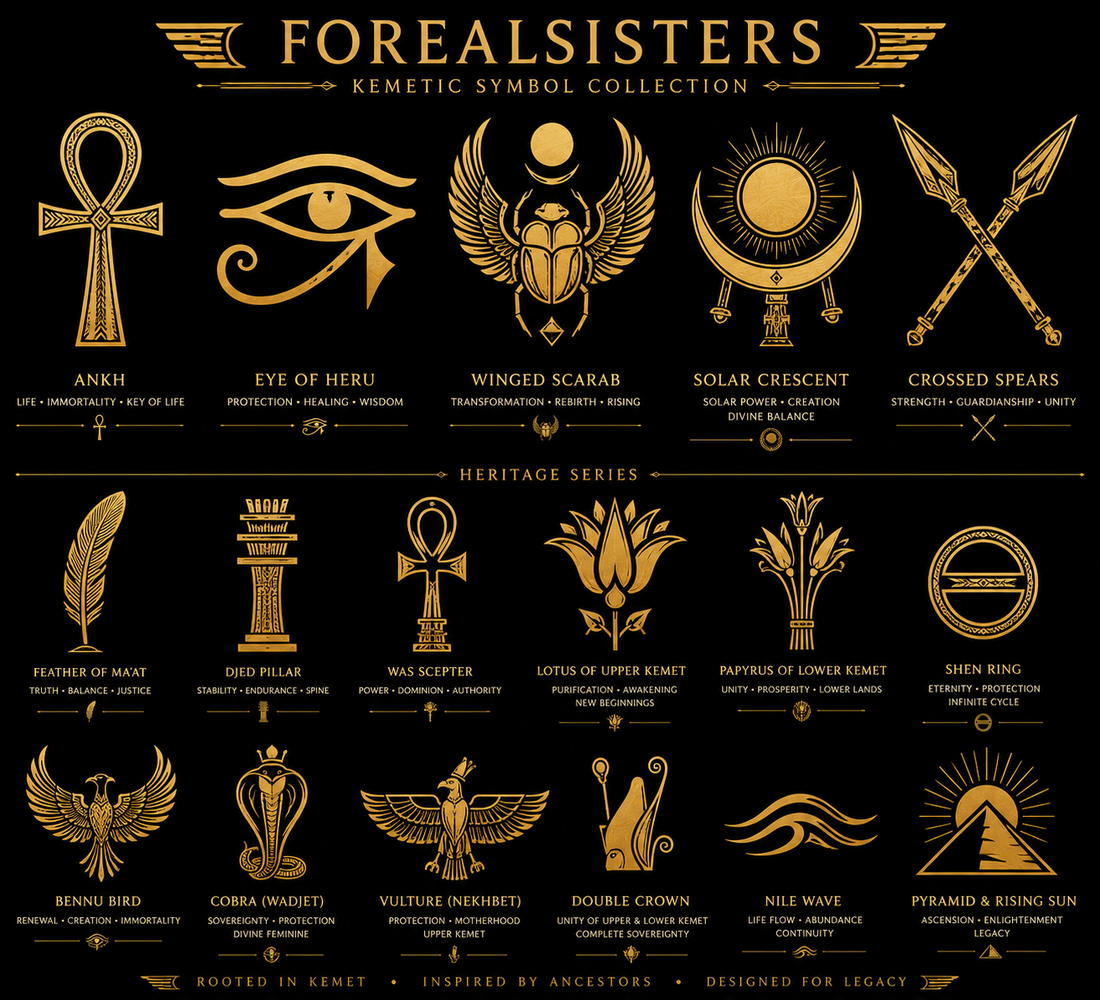Sacred Kemetic Symbol Collection