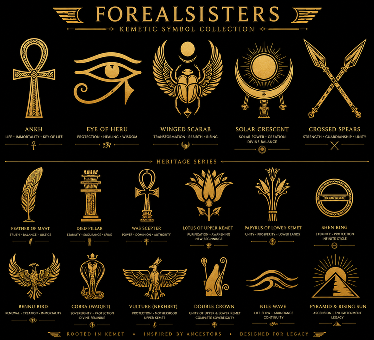 Sacred Kemetic Symbol Collection