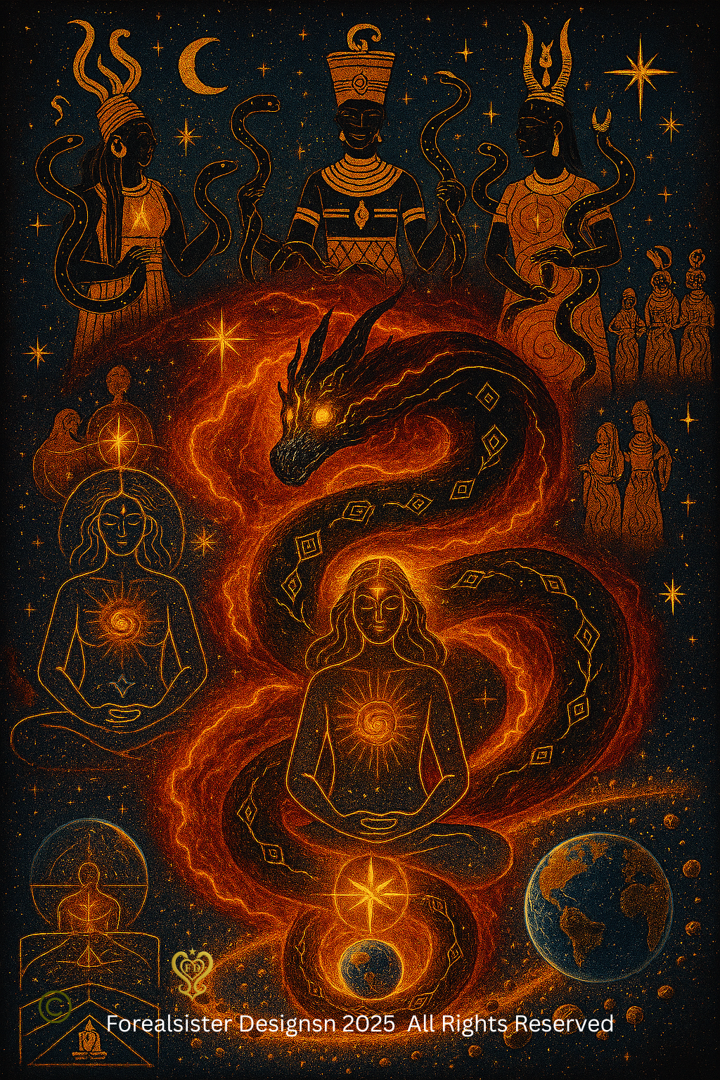 Cosmic Creation: The Serpent of the Mother Returns