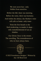 Our Divine Story: The Rise, Fall, and Rebirth of Humanity Forealsister Designs